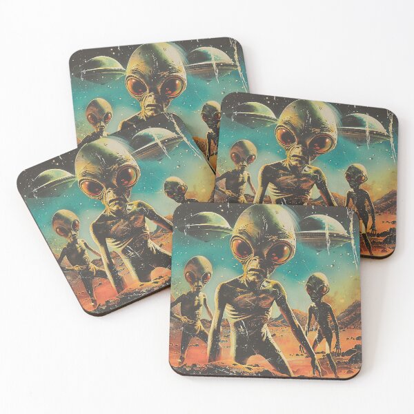 Item preview, Vintage Alien, Sci-Fi Art designed and sold by nomiraclehere.