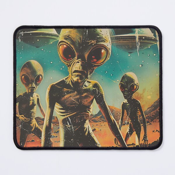 Item preview, Vintage Alien, Sci-Fi Art designed and sold by nomiraclehere.