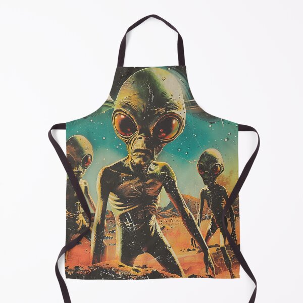 Item preview, Vintage Alien, Sci-Fi Art designed and sold by nomiraclehere.