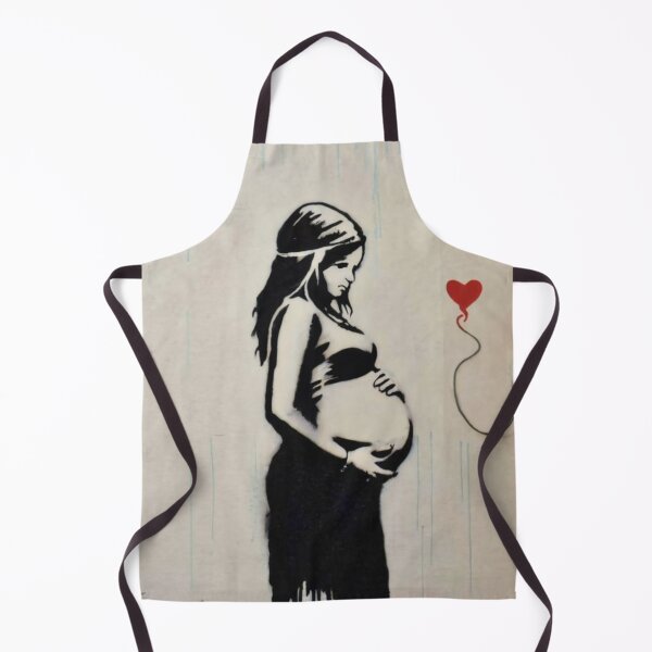 Item preview, pregnant women banksy street art designed and sold by martin max.