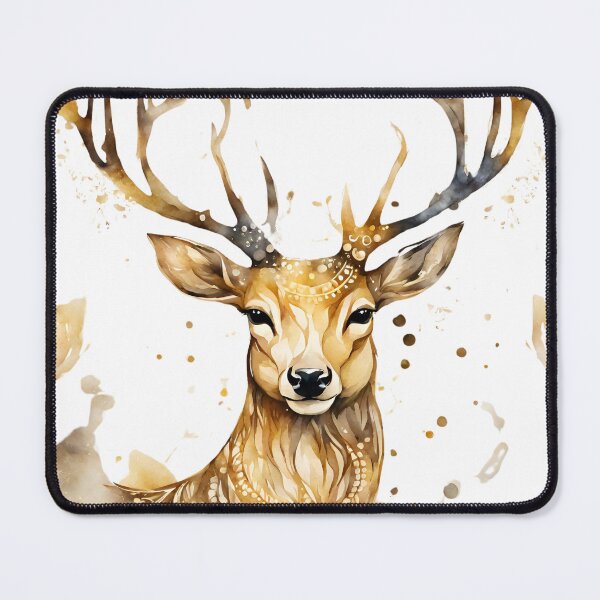Item preview, gold deer designed and sold by Lunaawga.