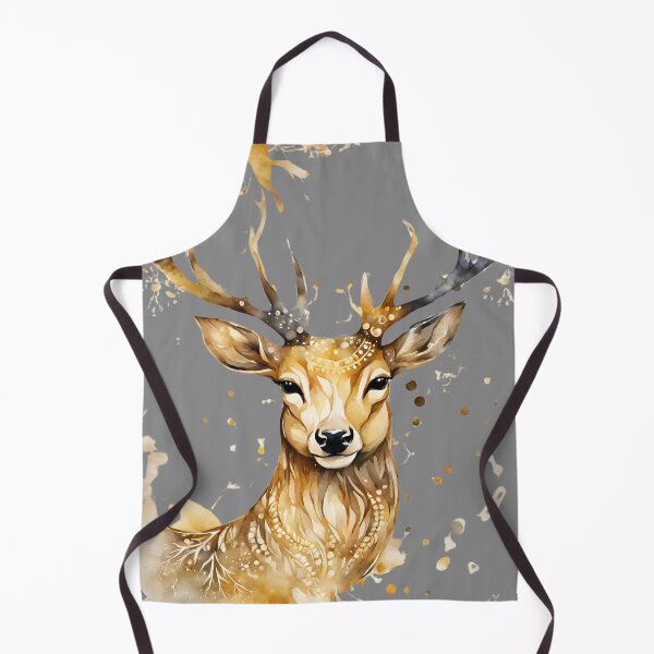Item preview, gold deer designed and sold by Lunaawga.