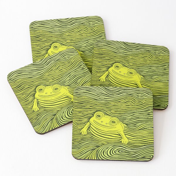 Item preview, Wavy Frog designed and sold by EnchantArtCo.