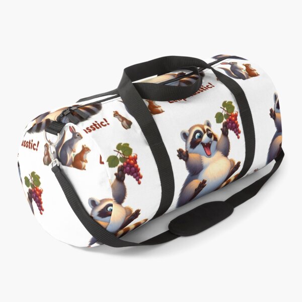 Item preview, Leap-tastic Raccoon designed and sold by AI-Only Creations.