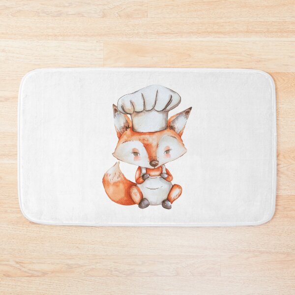 Item preview, Watercolor chef fox | Fox cooking | Baker fox | Ginger fox | Cartoon fox 2 designed and sold by Yaremchuk.