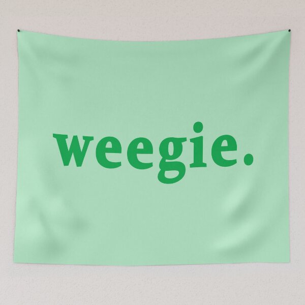 Item preview, Weegie Glasgow Slang Word Green designed and sold by Jeallan Designs.