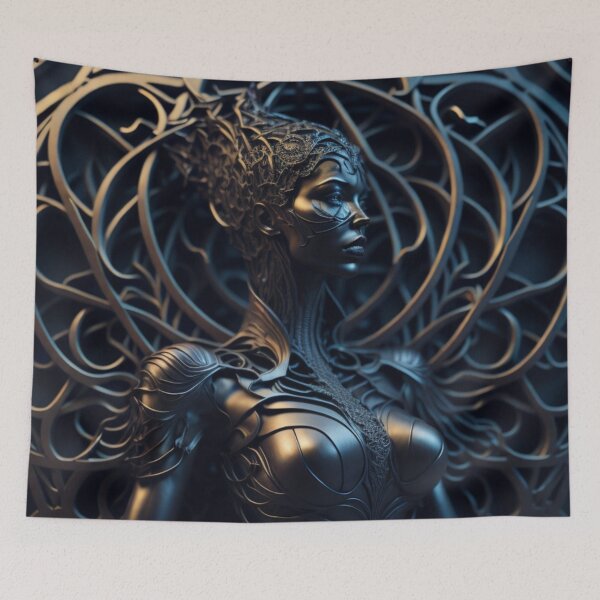 Item preview, Fantasy portrait of a woman designed and sold by jsebouvi.