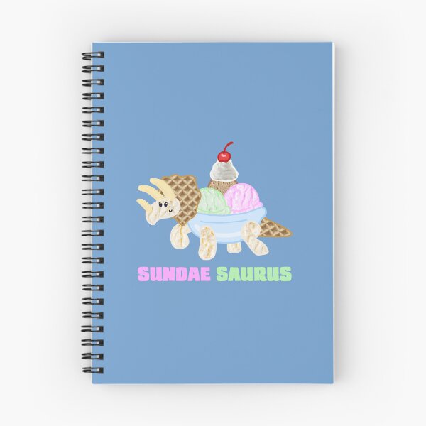 Item preview, Sundae Saurus (with text) designed and sold by CamelCactus.