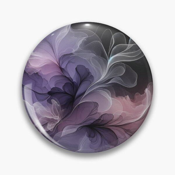 Item preview, Lavender Purple and Black Pastel Floral Elegance on Dark  designed and sold by CardsStudio.