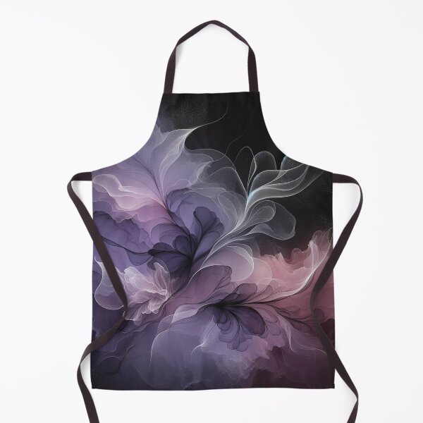 Item preview, Lavender Purple and Black Pastel Floral Elegance on Dark designed and sold by CardsStudio.