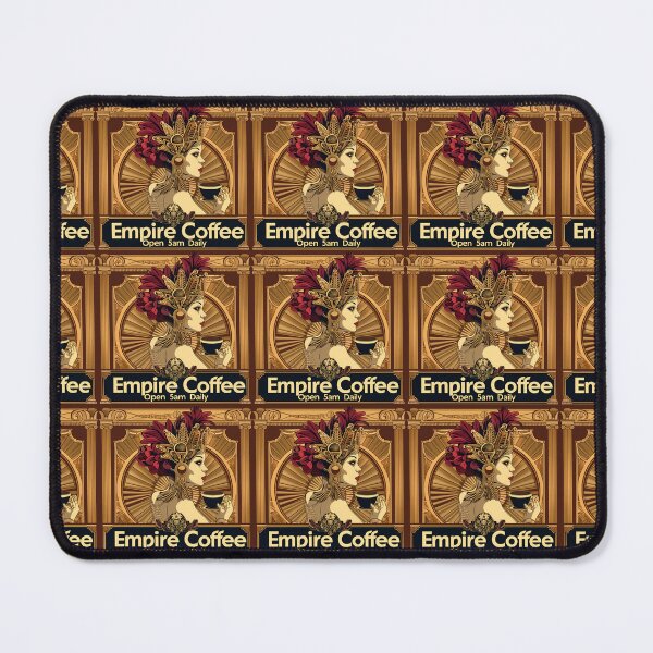 Item preview, Regal Coffee Emporium: Art Deco-Inspired Barista Queen designed and sold by David Balzen.