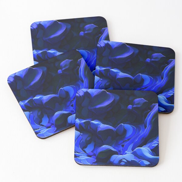 Item preview, Dark Blue Foamy Cotton Candy Lava designed and sold by SassyArtistry.