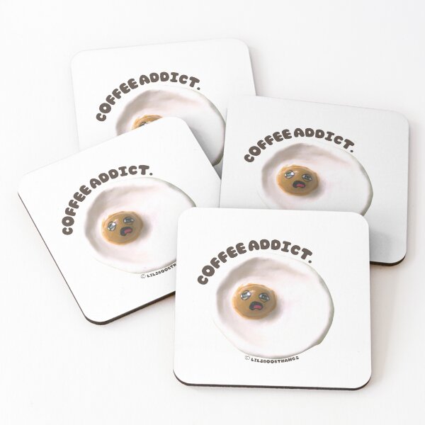 Item preview, Coffee addict, egg art, egg dude, v4 | @lilsboobthangs © designed and sold by lilsboobthangs.