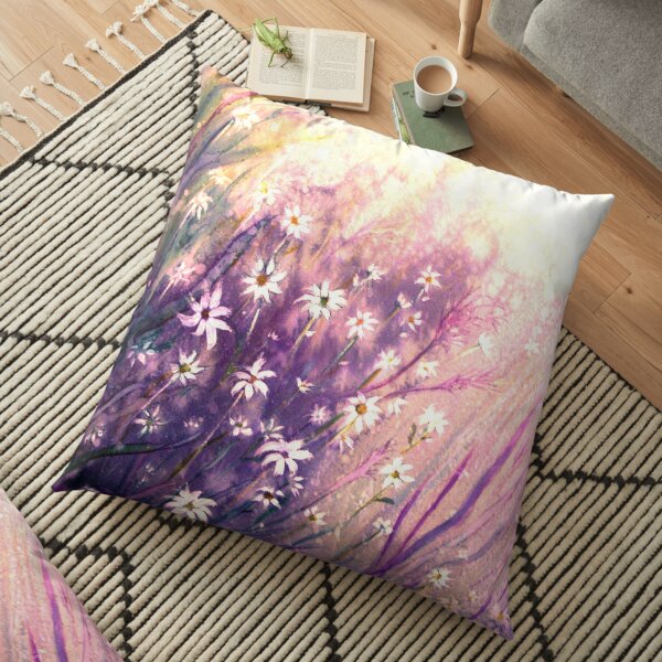 Just for You - Flowers Floor Pillow