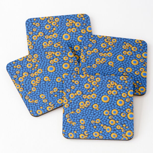 Item preview, Pattern of blue and orange balls designed and sold by jsebouvi.