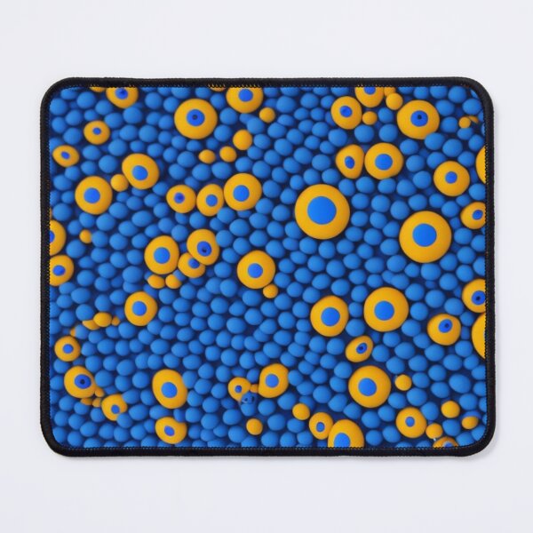 Item preview, Pattern of blue and orange balls designed and sold by jsebouvi.