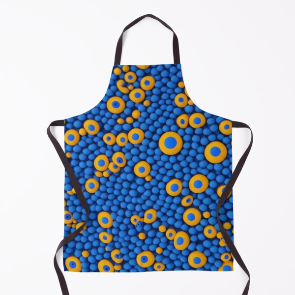 Item preview, Pattern of blue and orange balls designed and sold by jsebouvi.