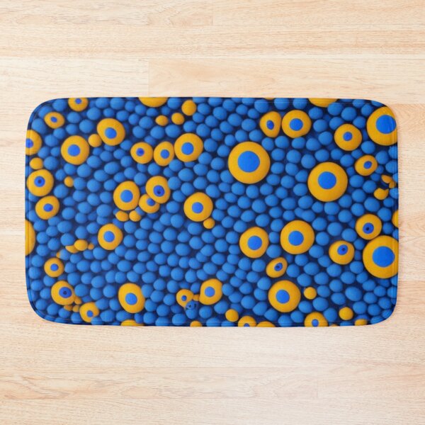 Item preview, Pattern of blue and orange balls designed and sold by jsebouvi.