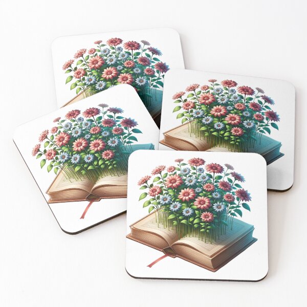 Item preview, Flowers Blooming from a Book designed and sold by Barbaventuras.