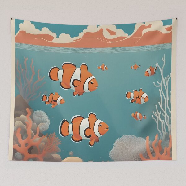 Item preview, Cute Clownfish designed and sold by DiscoGypsyFish.