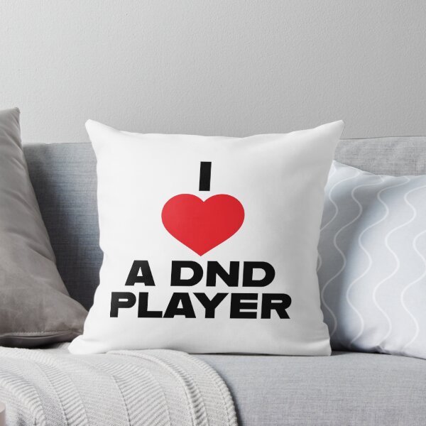 Item preview, I Heart a DND Player designed and sold by ArtPuffen.