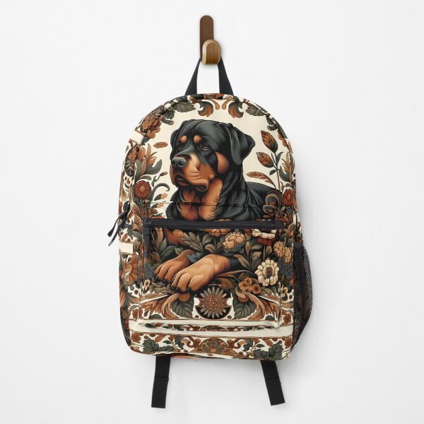 Item preview, Rottweiler in floral design. designed and sold by Drew-Drew.