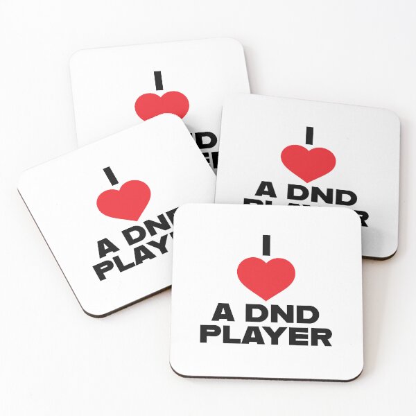 Item preview, I Heart a DND Player designed and sold by ArtPuffen.