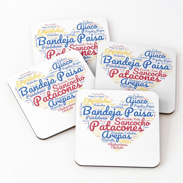 Item preview, Colombian Foods Heart Hispanic Heritage Month Culture designed and sold by elvisg03.