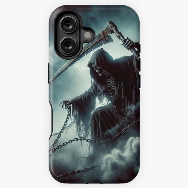 Item preview, Grim Reaper Struggles Between Life and Death designed and sold by HippieFarms11.
