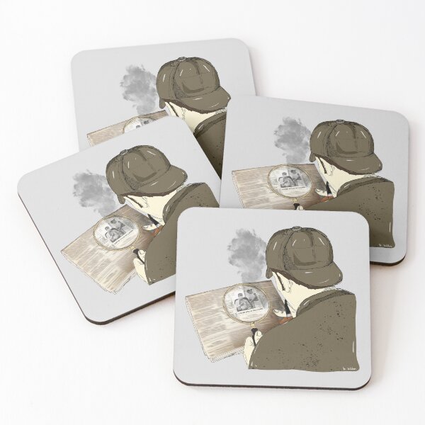 Item preview, Sherlock reading the news (Digital) designed and sold by writerandapipe.