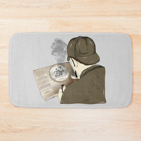 Item preview, Sherlock reading the news (Digital) designed and sold by writerandapipe.