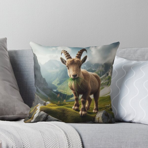 Item preview, Curious Climber - Goat's Hillside Exploration designed and sold by ProgressMagnet.