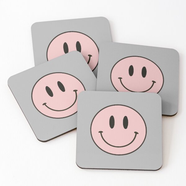 Item preview, pink happy face designed and sold by ninabynina.