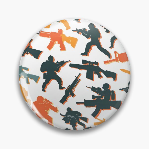 Item preview, Tiled Video Game FPS Pattern designed and sold by dcrc.