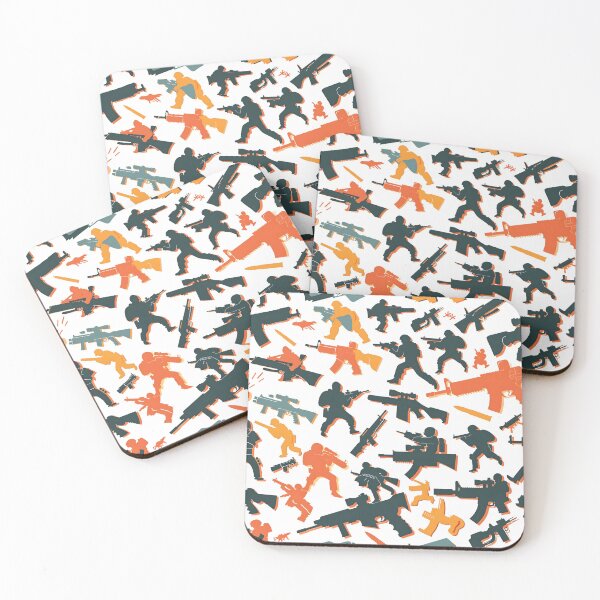Item preview, Tiled Video Game FPS Pattern designed and sold by dcrc.