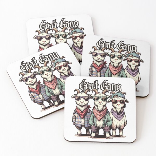 Item preview, Goat Gang 3 Gangster Cholo Goats in the Streets   designed and sold by kylmllr101684.