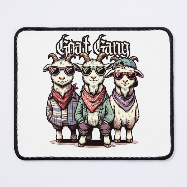 Artikelvorschau, Goat Gang 3 Gangster Cholo Ziegen in den Straßen entworfen und verkauft von kylmllr101684.