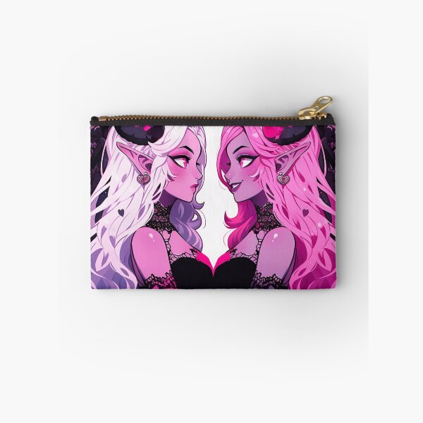 Item preview, Pink Lesbian Wedding Anime Girls designed and sold by bubblegoth.