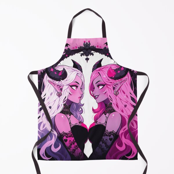 Item preview, Pink Lesbian Wedding Anime Girls designed and sold by bubblegoth.