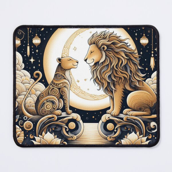 Item preview, Moonlit Lion Love designed and sold by J-CCreations.