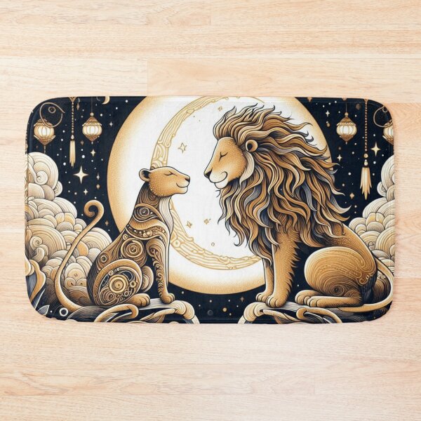 Item preview, Moonlit Lion Love designed and sold by J-CCreations.