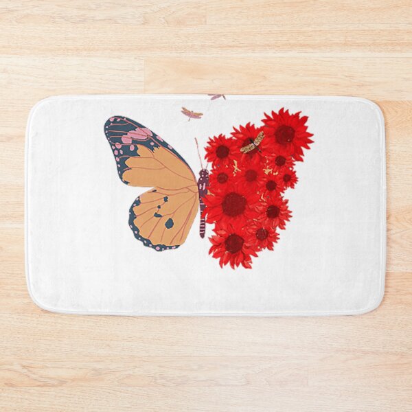 Item preview, Rose-Covered Butterfly designed and sold by LoveInkCreation.