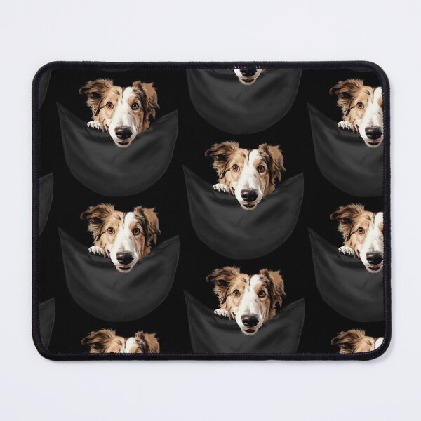 Item preview, Dog in a Pocket Cute Borzoi  designed and sold by LovelyHappyGift.