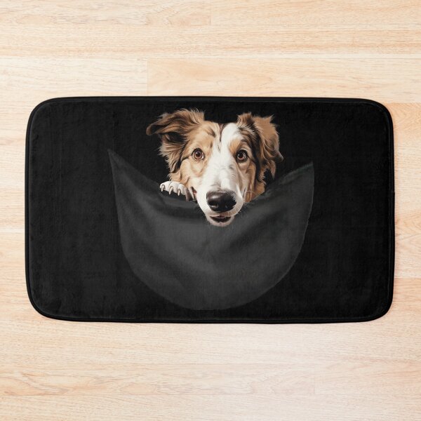 Item preview, Dog in a Pocket Cute Borzoi  designed and sold by LovelyHappyGift.