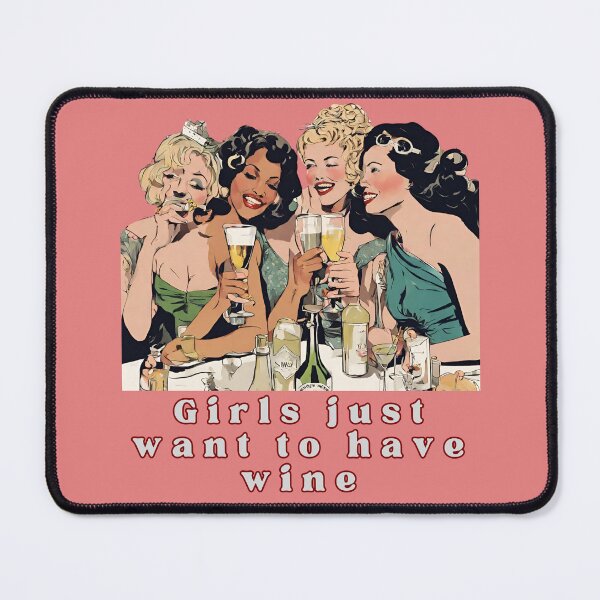 Item preview, funny Igirls just want to have wine design. designed and sold by MCanderart.