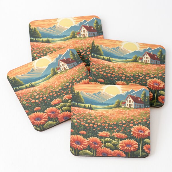 Item preview, Gerbera Daisy Sunset designed and sold by VeiledVision.