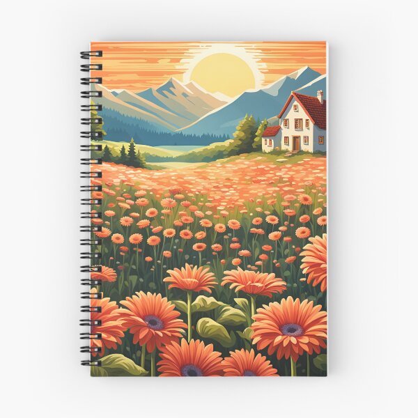 Aperçu de l'œuvre Gerbera Marguerite Coucher De Soleil créée et vendue par VeiledVision.