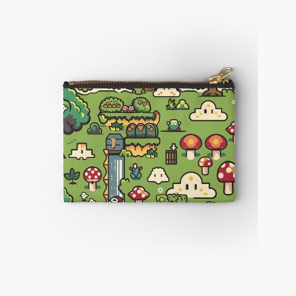 Item preview, Tiled Video Game Forest Level Pattern designed and sold by dcrc.