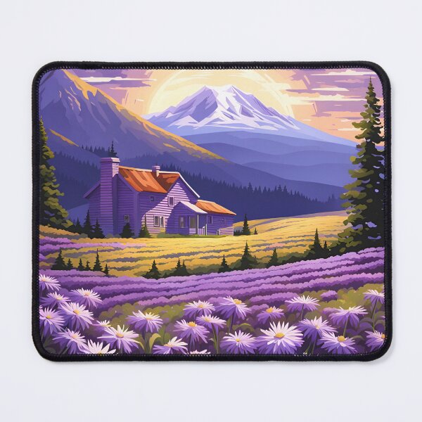 Item preview, New England Purple Dome Aster designed and sold by VeiledVision.