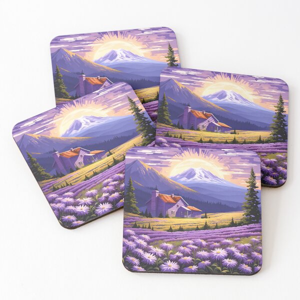 Item preview, New England Purple Dome Aster designed and sold by VeiledVision.